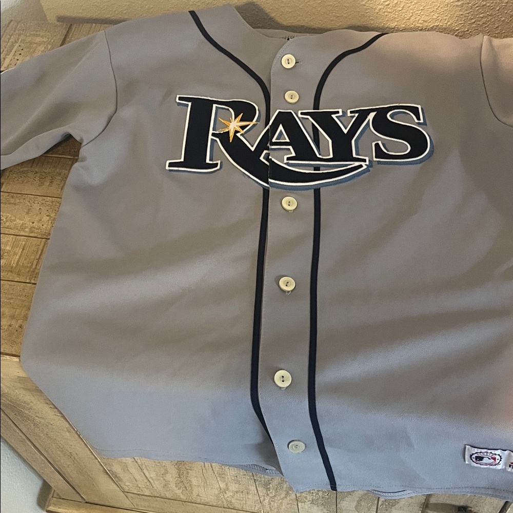 Majestic Gray Jersey with Logo